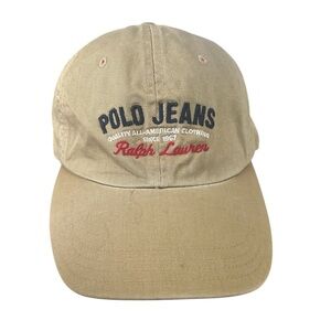 Ralph Lauren Polo Jeans Khaki Vintage Cap NWOT